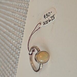 Ring, Crystal, Ethiopian Opal.